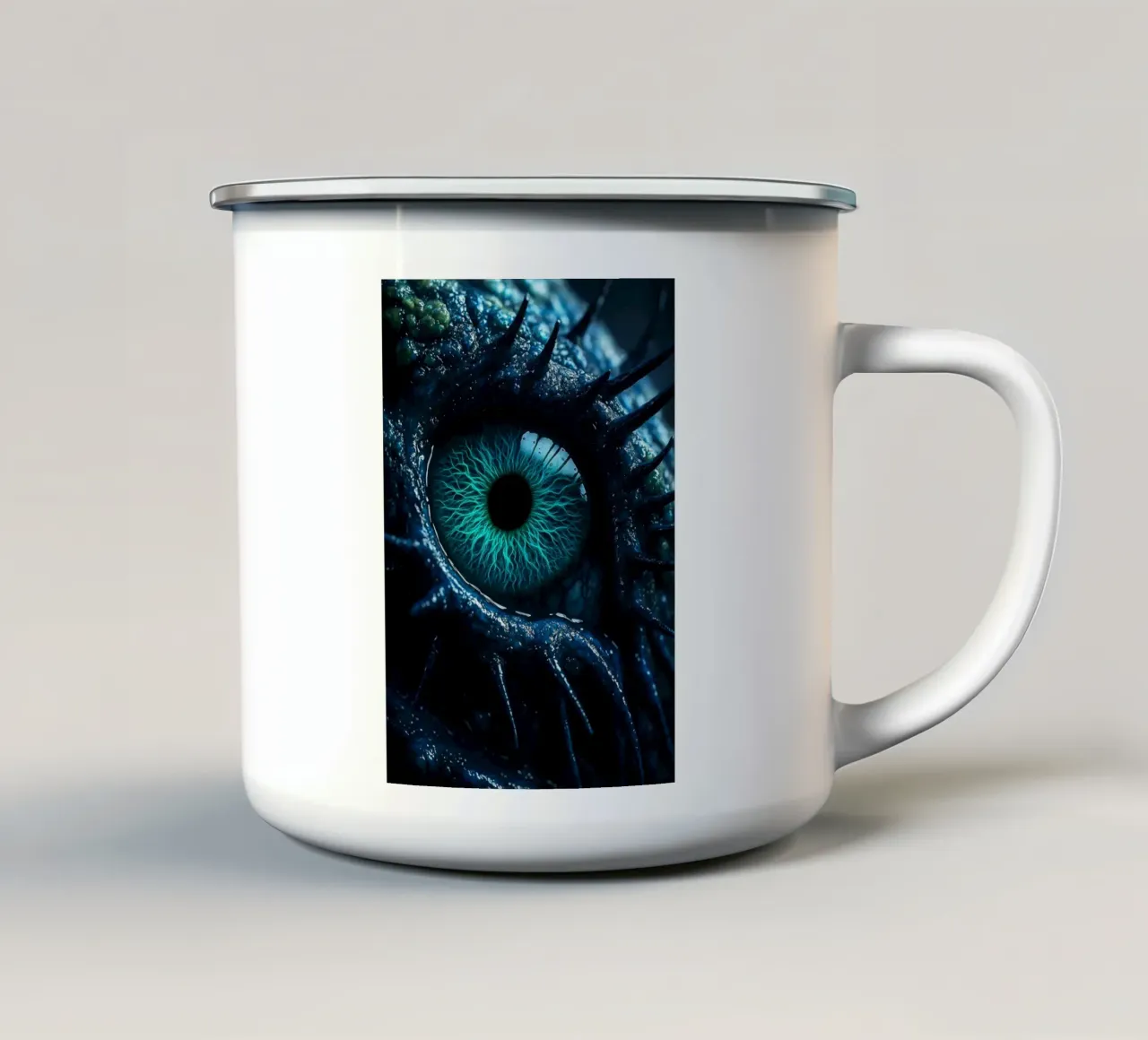 Occhi di mostro tazza in smalto da Rawghenee