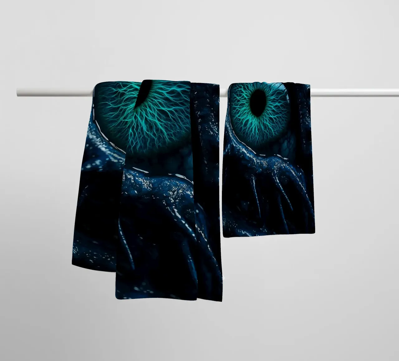 Occhi di mostro asciugamano da bagno da Rawghenee