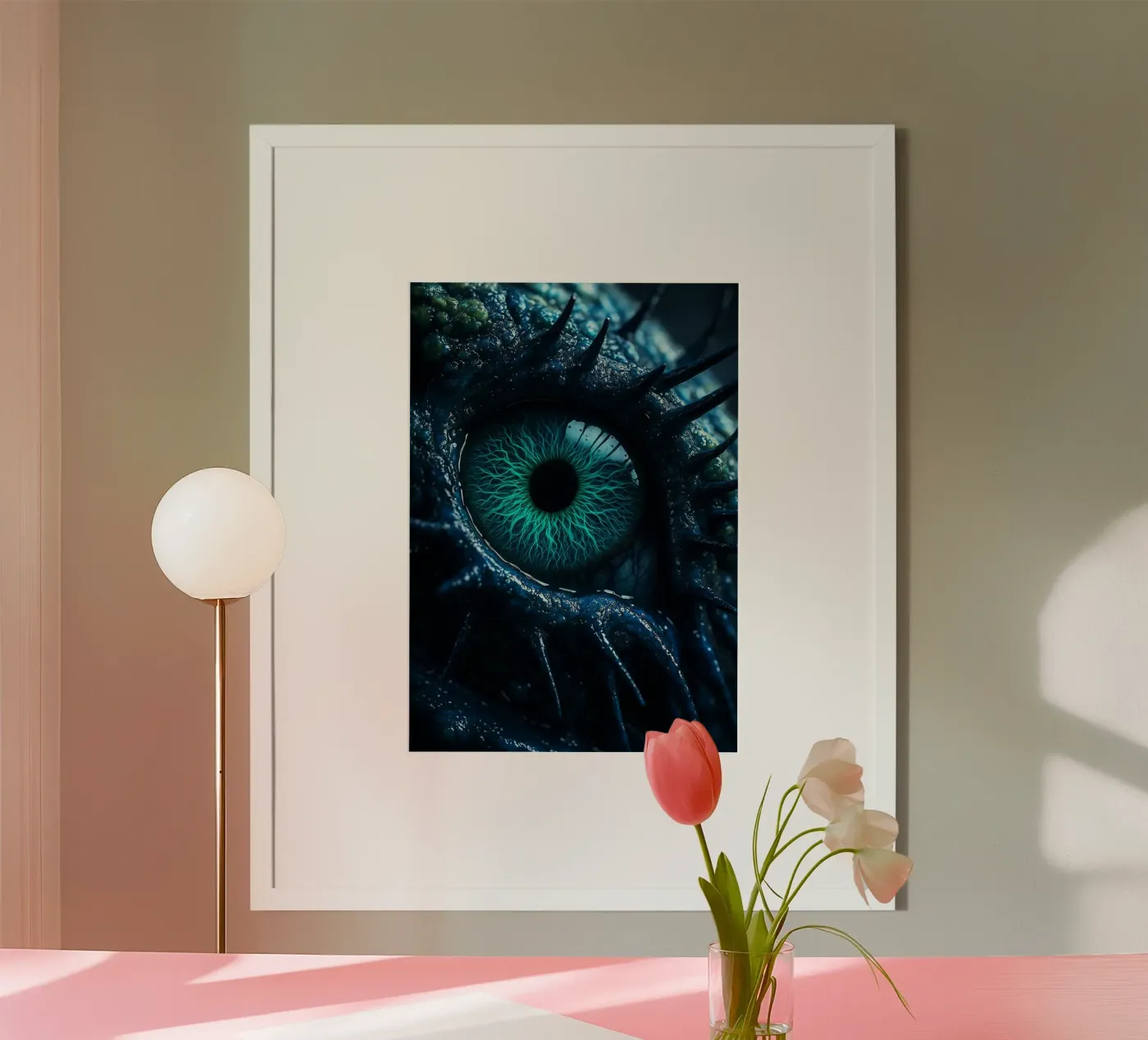 Monster Ogen poster van Rawghenee