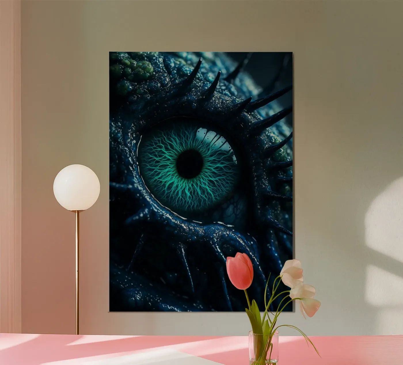 Monster Ogen poster van Rawghenee