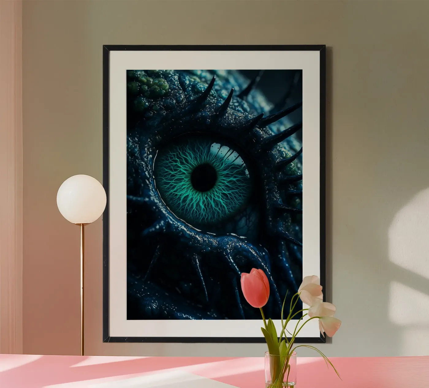 Monster Ogen poster van Rawghenee