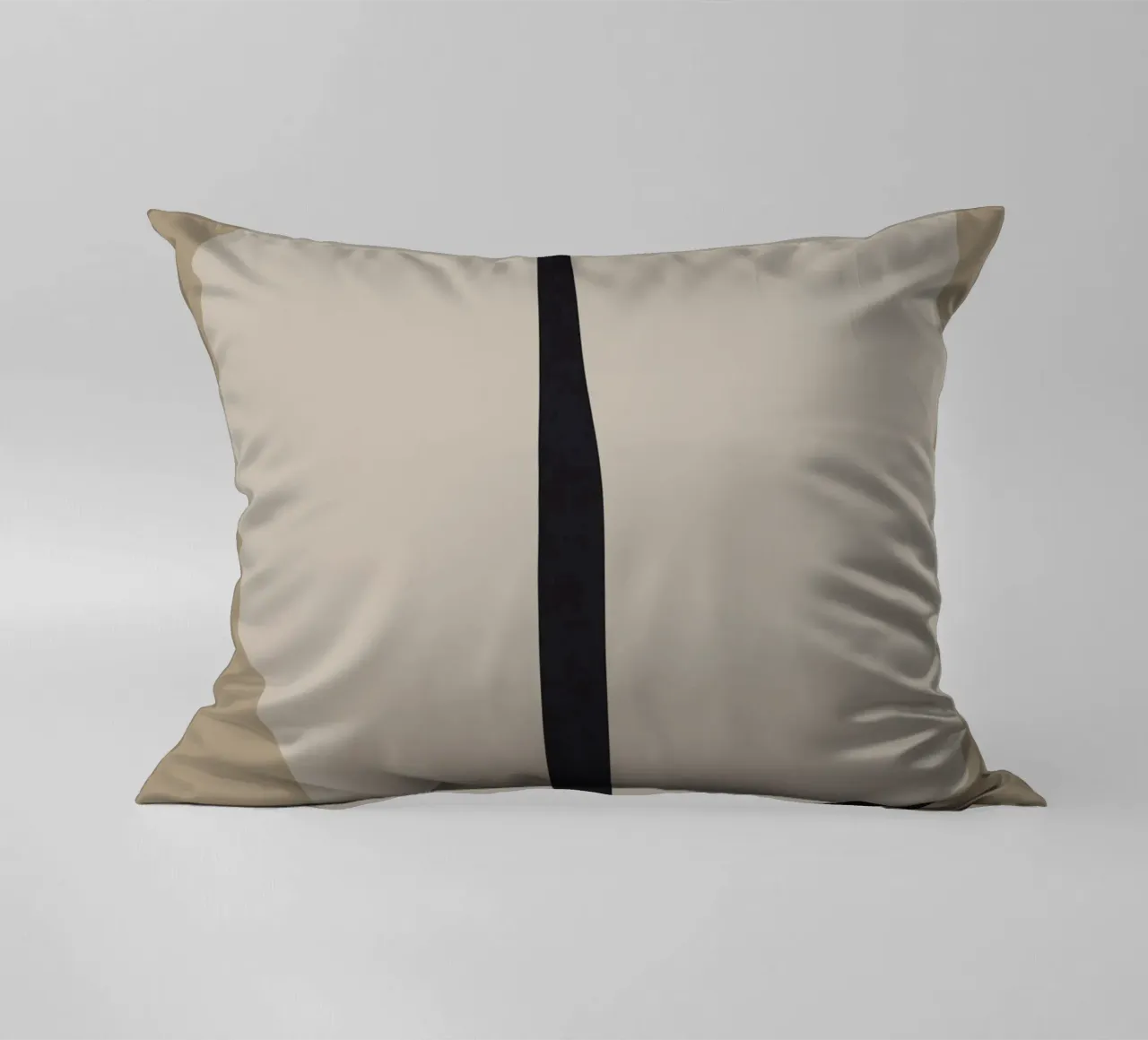 The sad minimalist decorative cushion by Little Dean