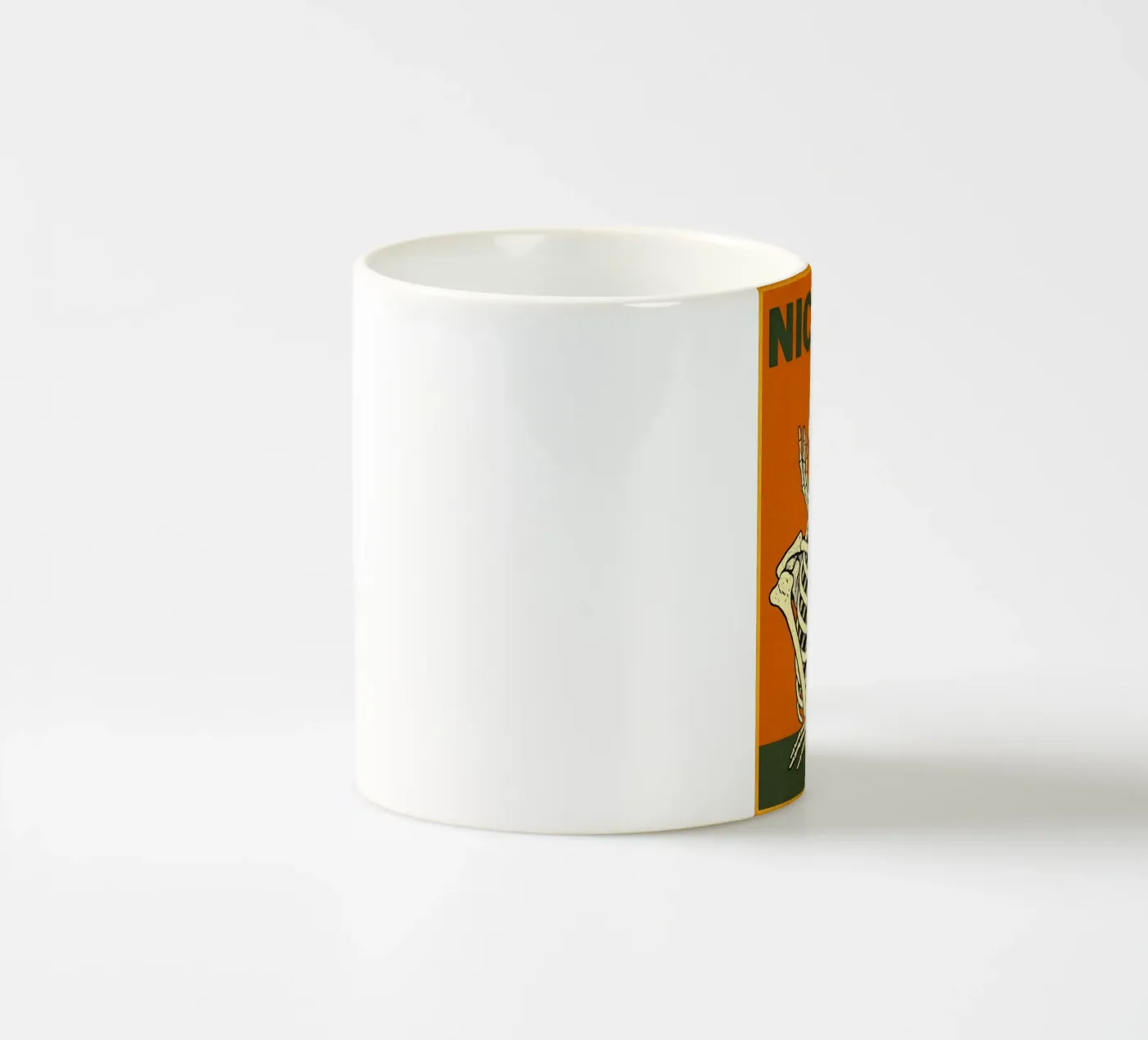 Nice Butt Skeleton ceramic mug by Rawghenee