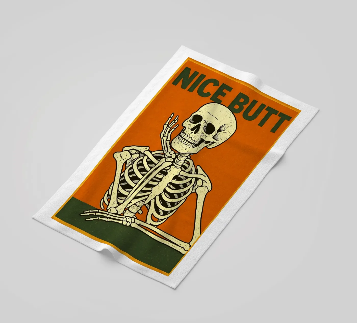 Joli squelette de fesses serviette de plage de Rawghenee