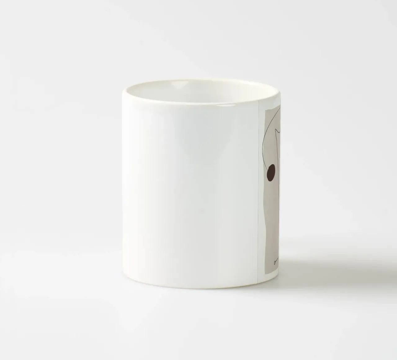 Forme minimaliste equilibrate tazza in ceramica da Little Dean