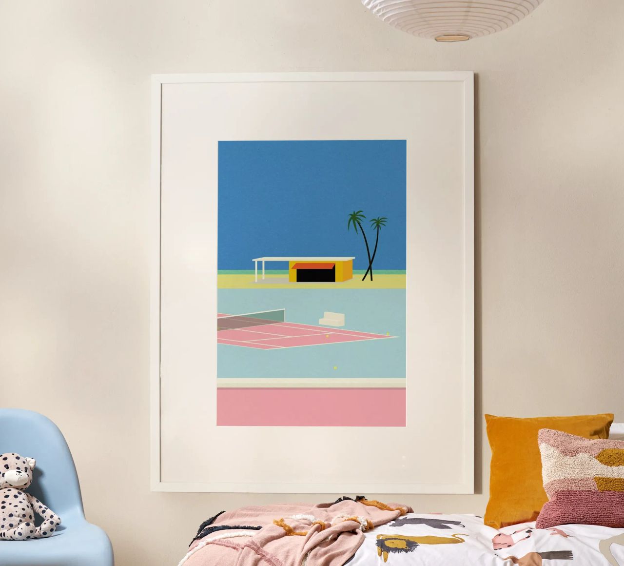 Tennis By The Beach poster de Rosi Feist
