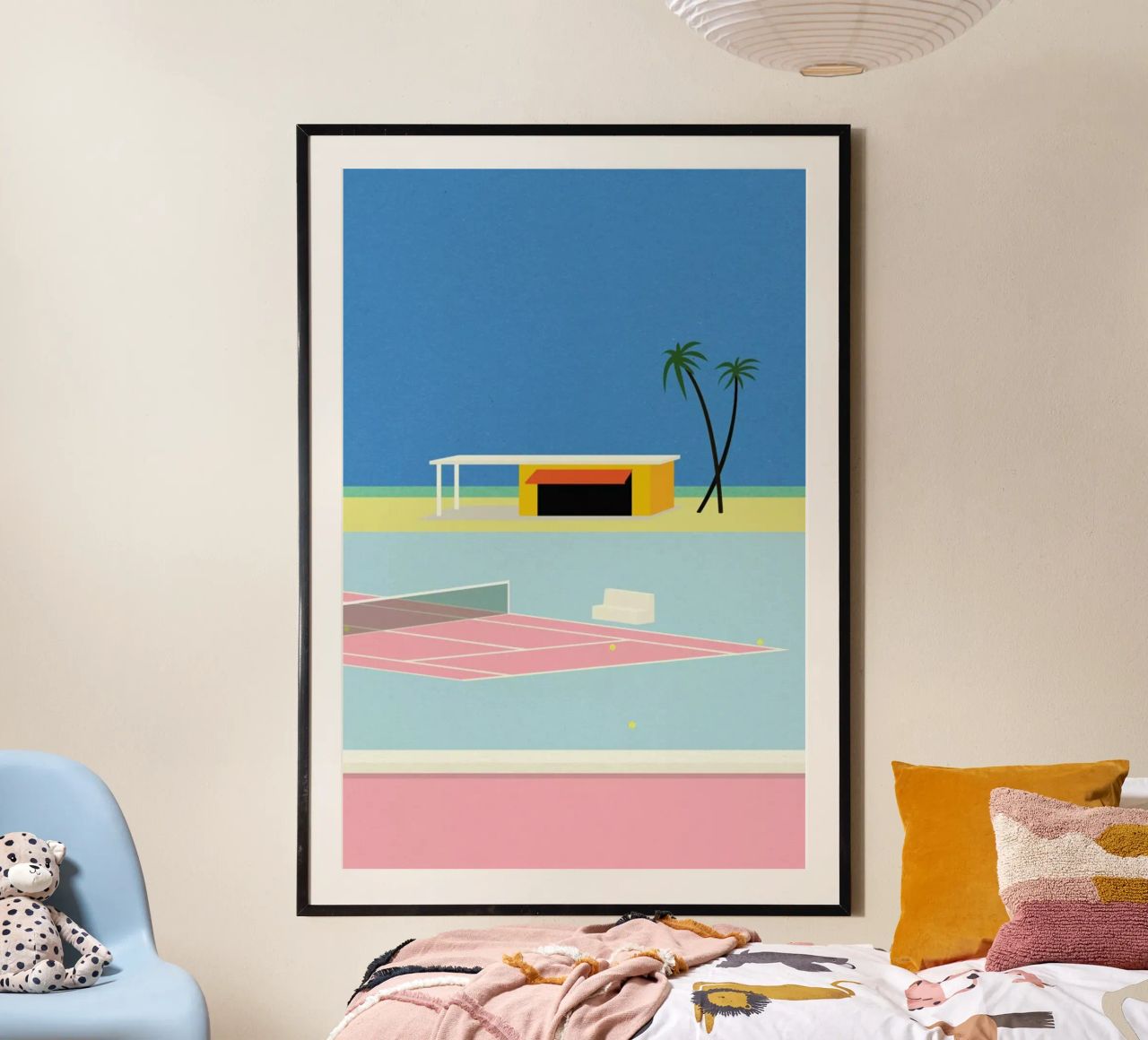 Tennis By The Beach poster de Rosi Feist