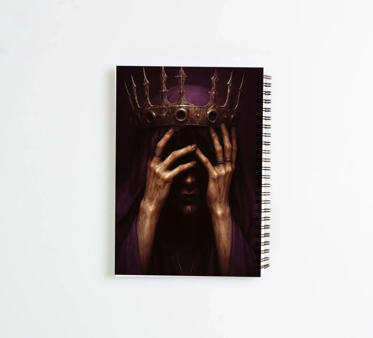 Queen Gothic Horror spiral notebook by Rawghenee