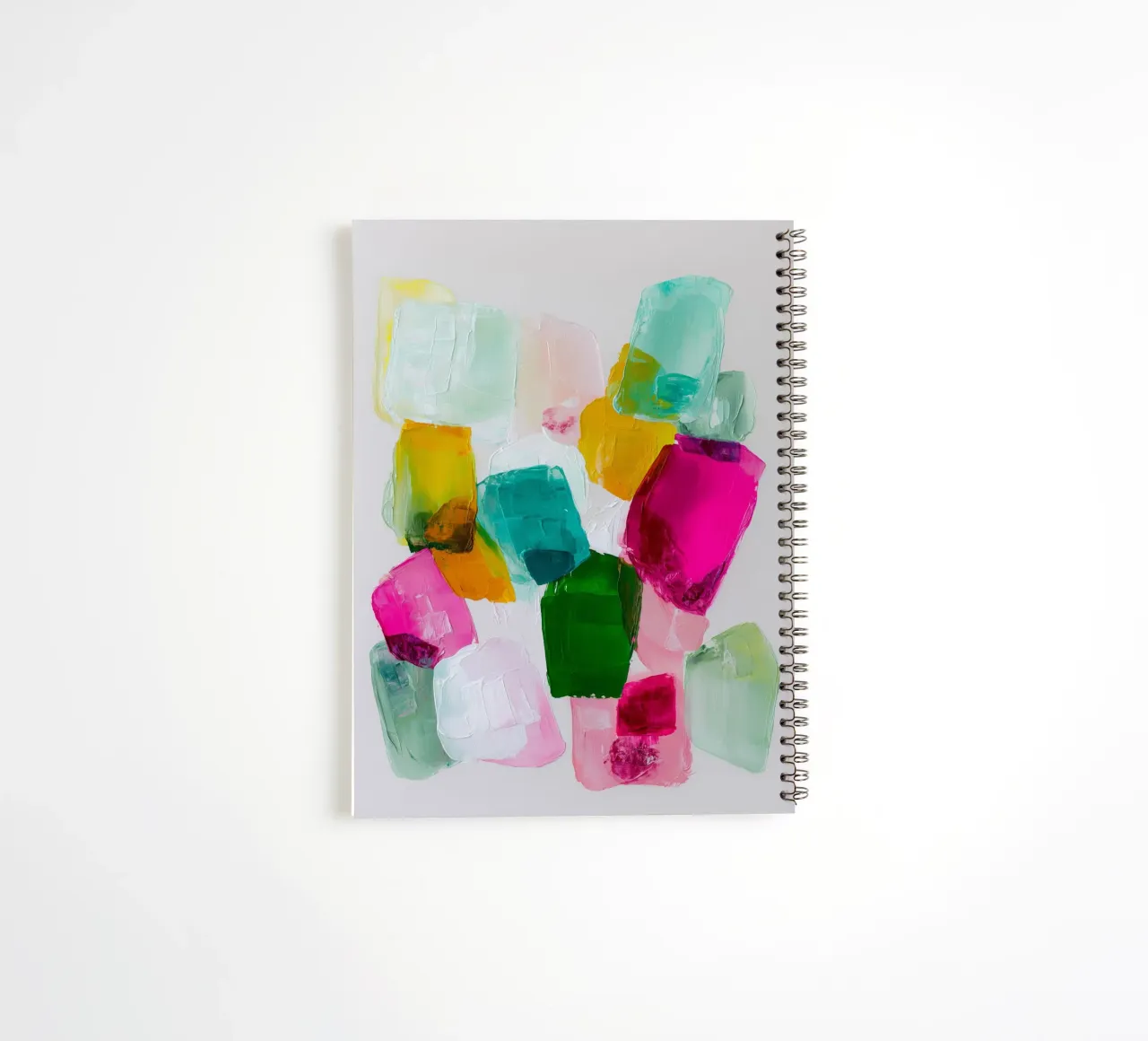 Dynamic colour fields spiral notebook by Carinaprint