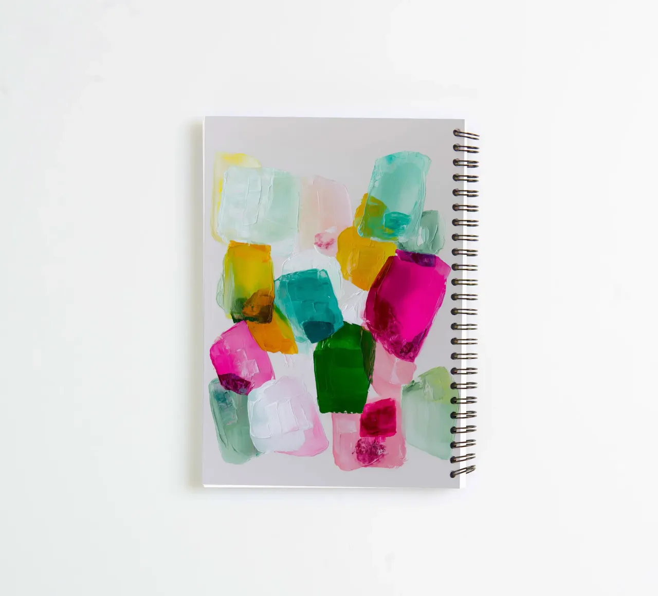 Dynamic colour fields spiral notebook by Carinaprint