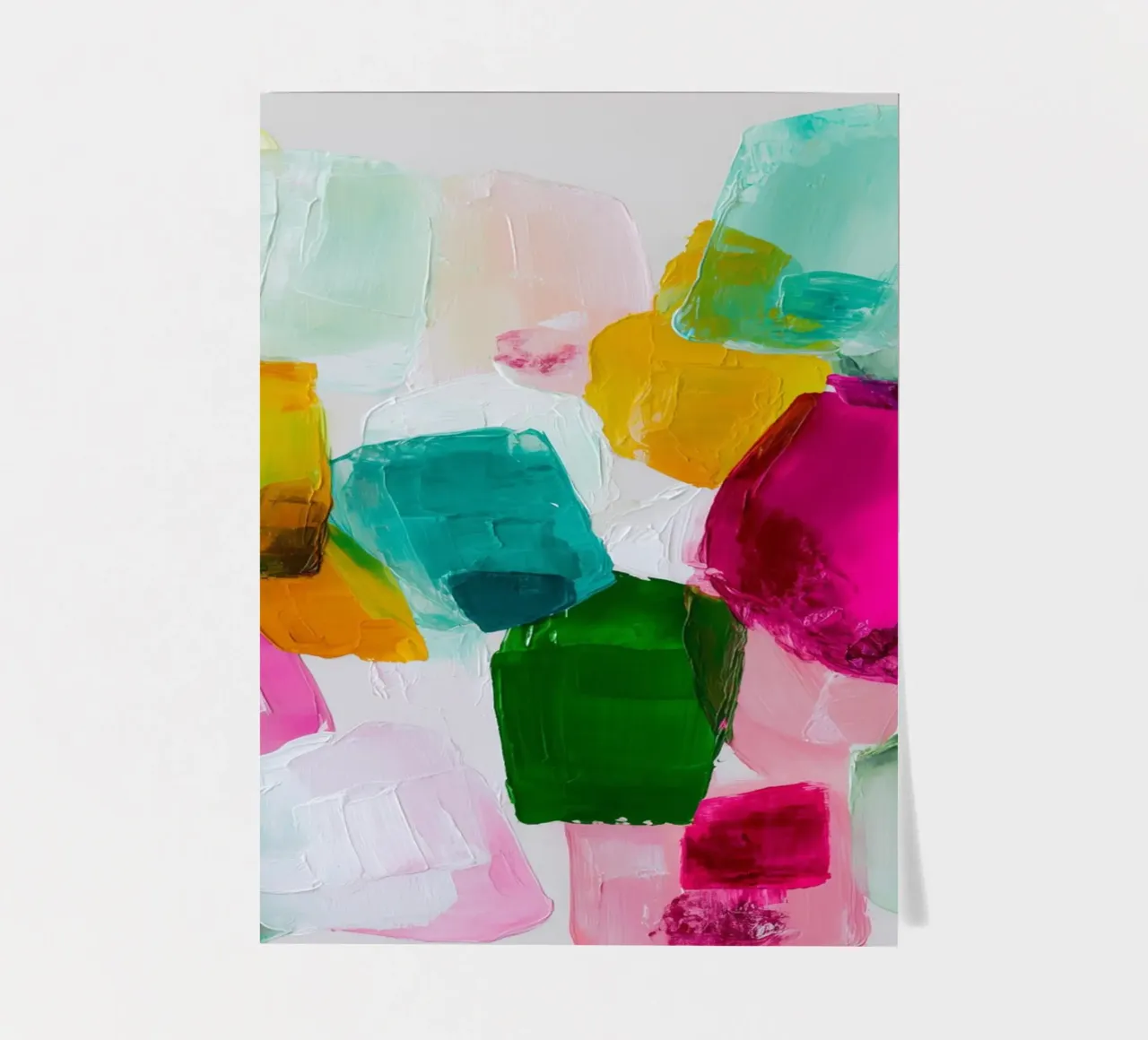 Dynamic colour fields sticker sheet by Carinaprint