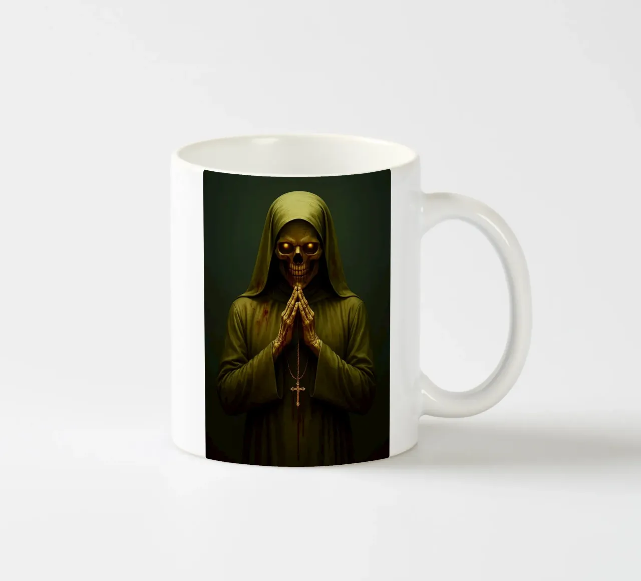 MONACA VENDICATRICE tazza in ceramica da Rawghenee
