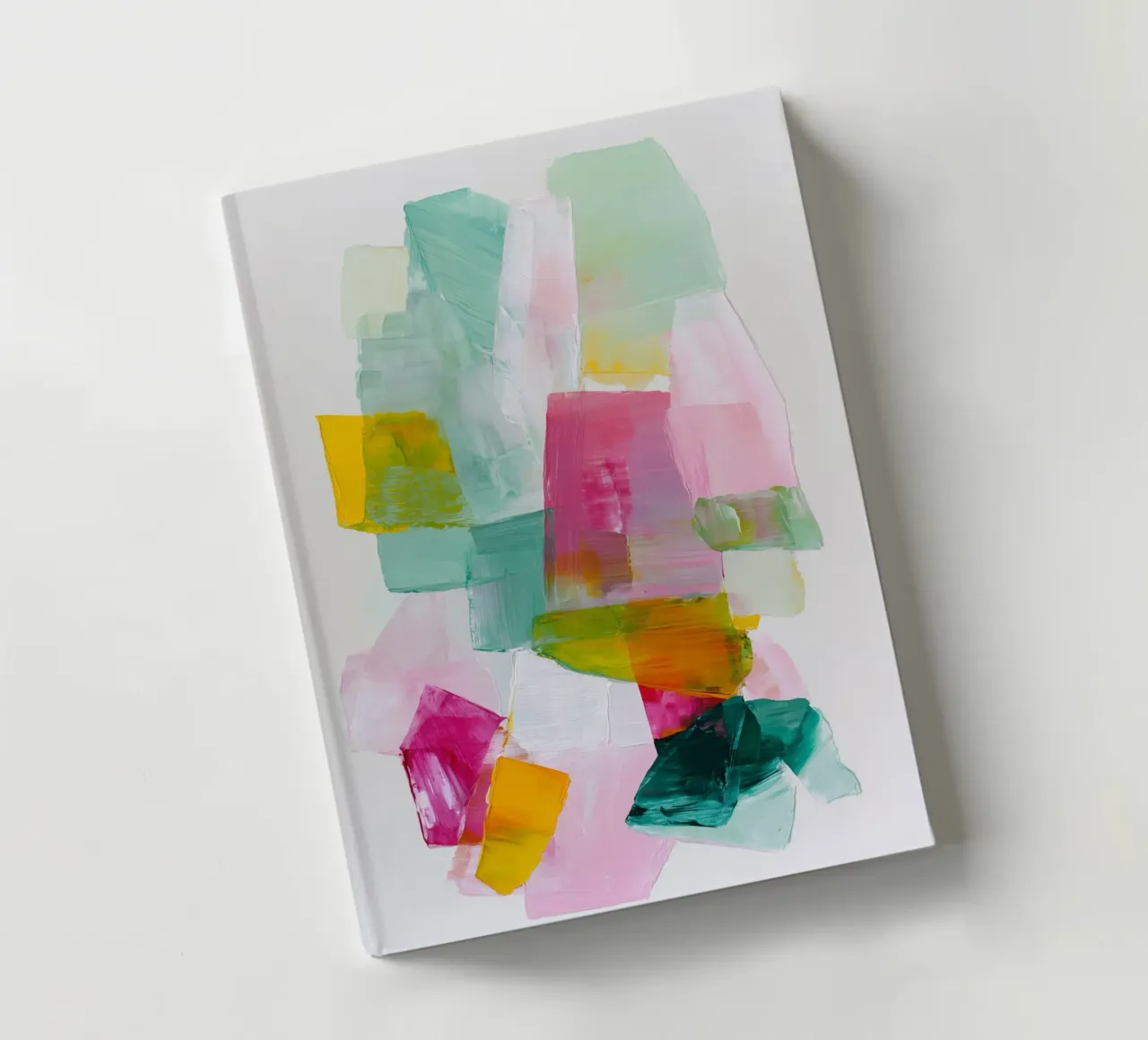 Summery colour fields notebook by Carinaprint