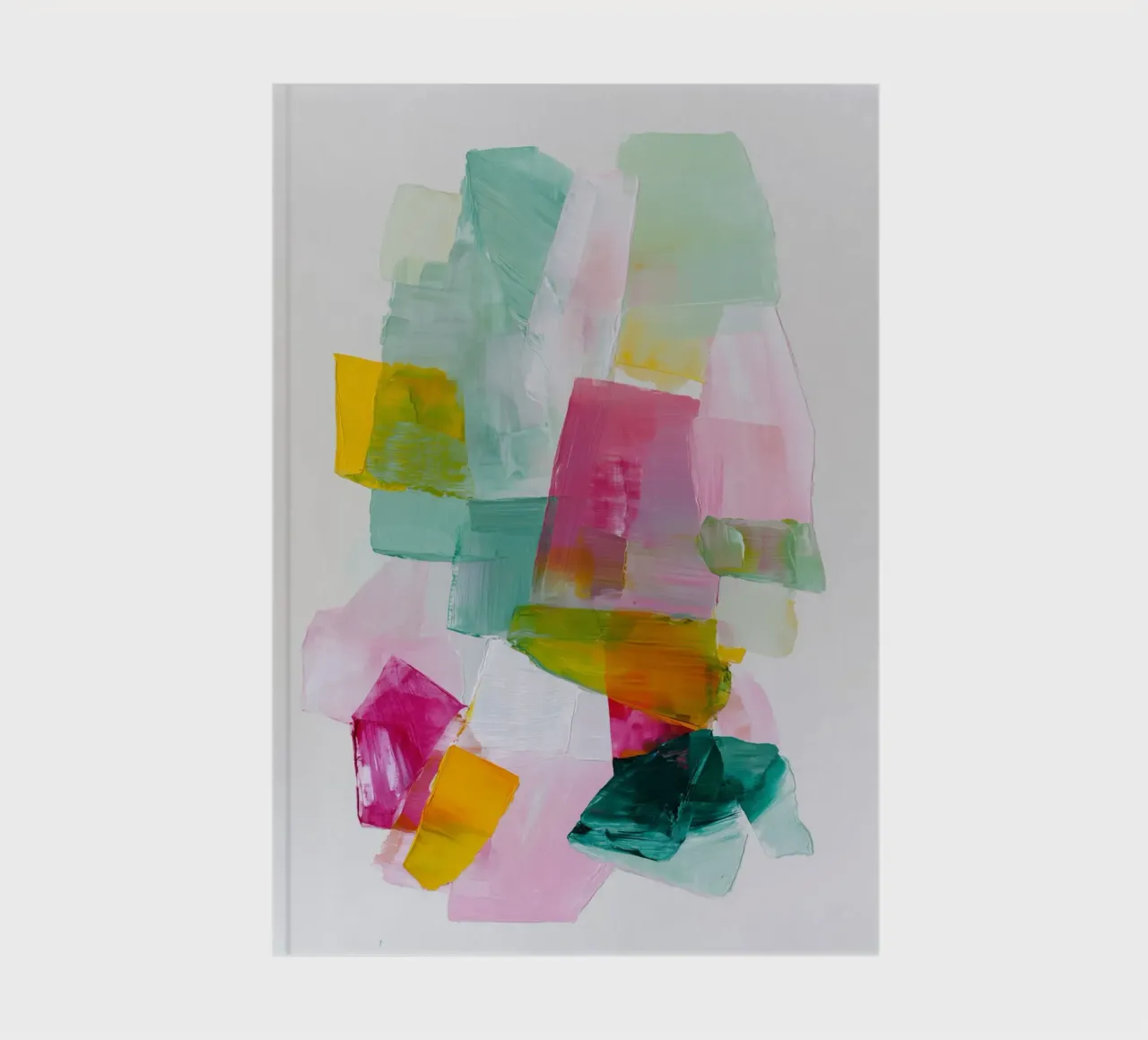 Summery colour fields notebook by Carinaprint