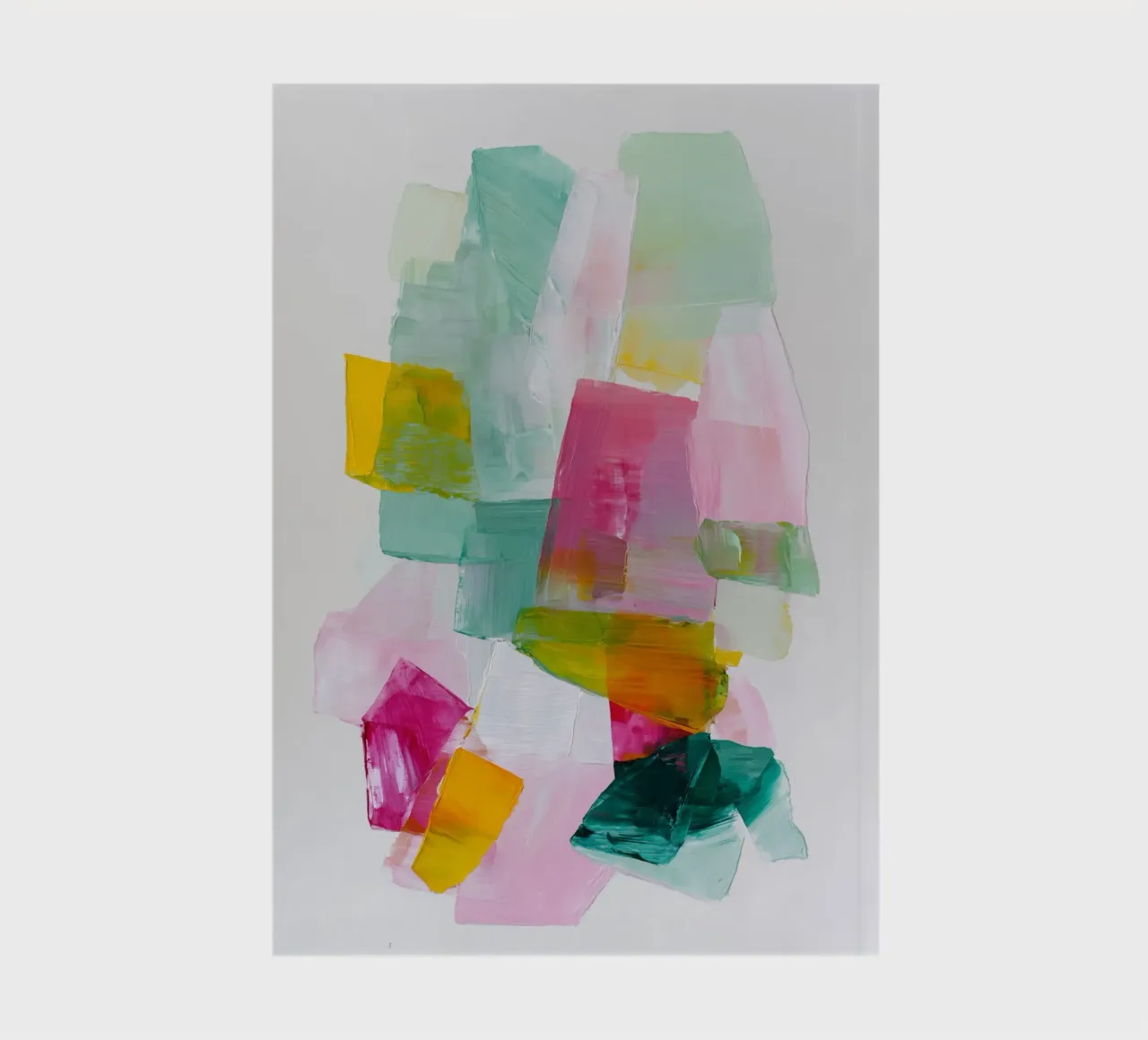 Summery colour fields notebook by Carinaprint