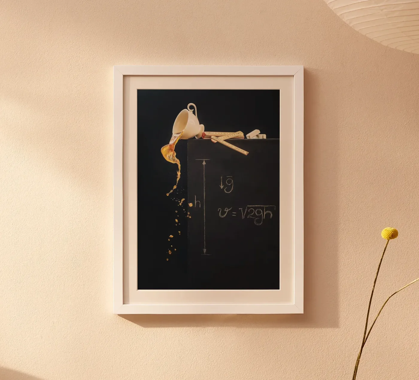 Kaffeetasse Poster von Abstract Botanical Art