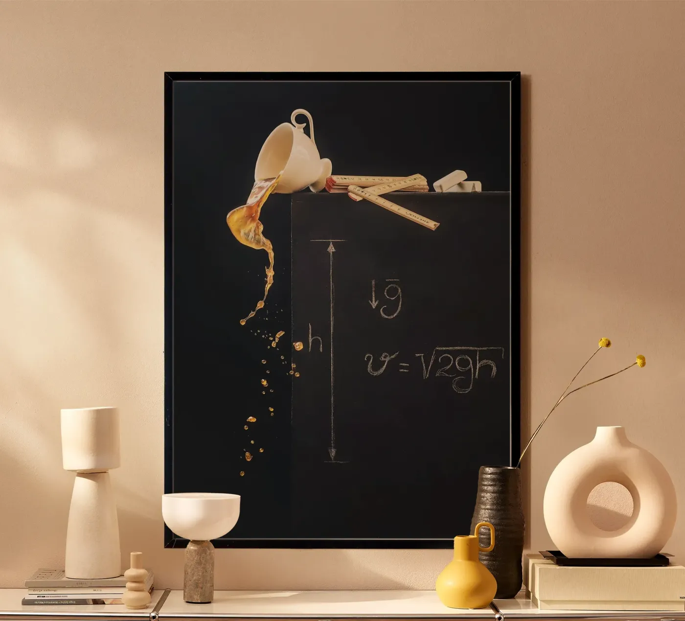 Kaffeetasse Poster von Abstract Botanical Art