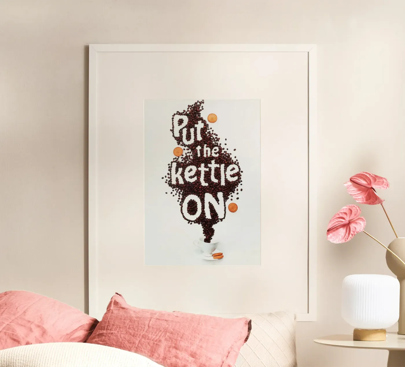 caffè in grani poster da Abstract Botanical Art