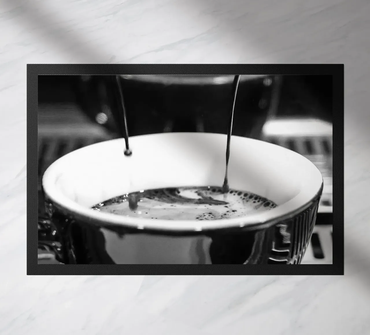 macchina da caffè zerbino da Abstract Botanical Art