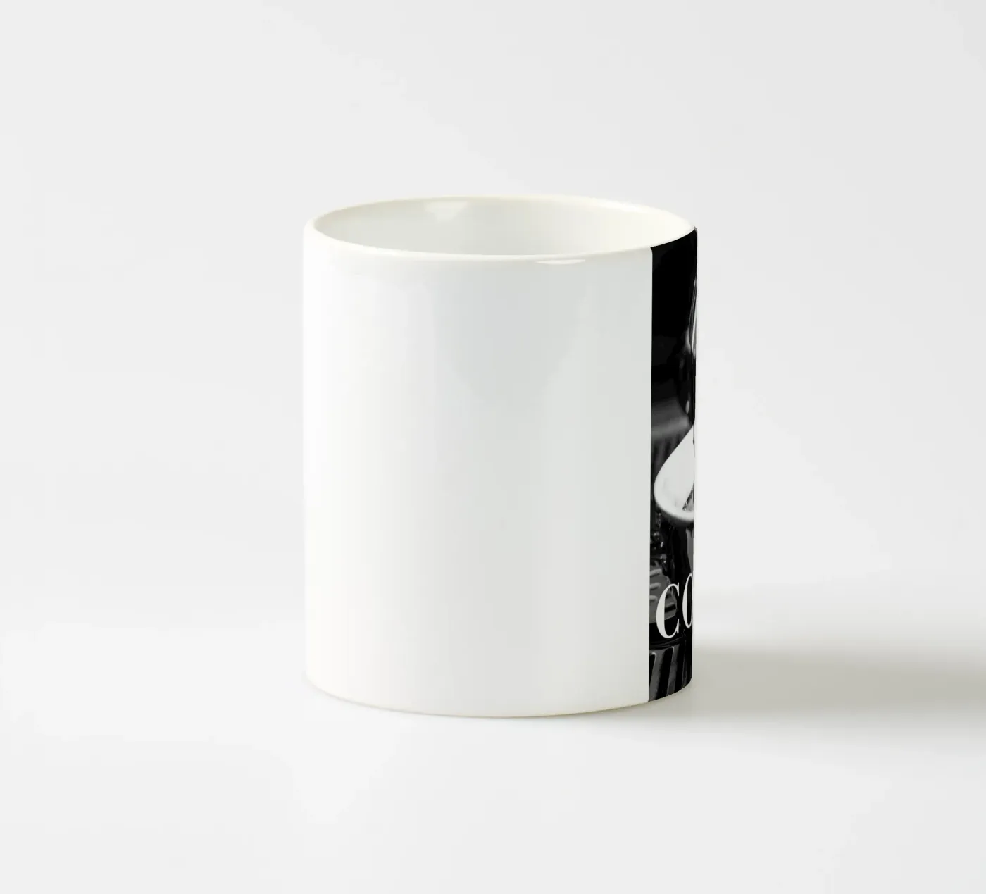 coffee machine ceramic mug by Abstract Botanical Art