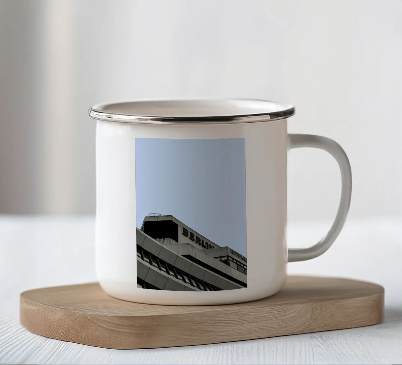 Tegel 4 tazza in smalto da Marc Schulthess