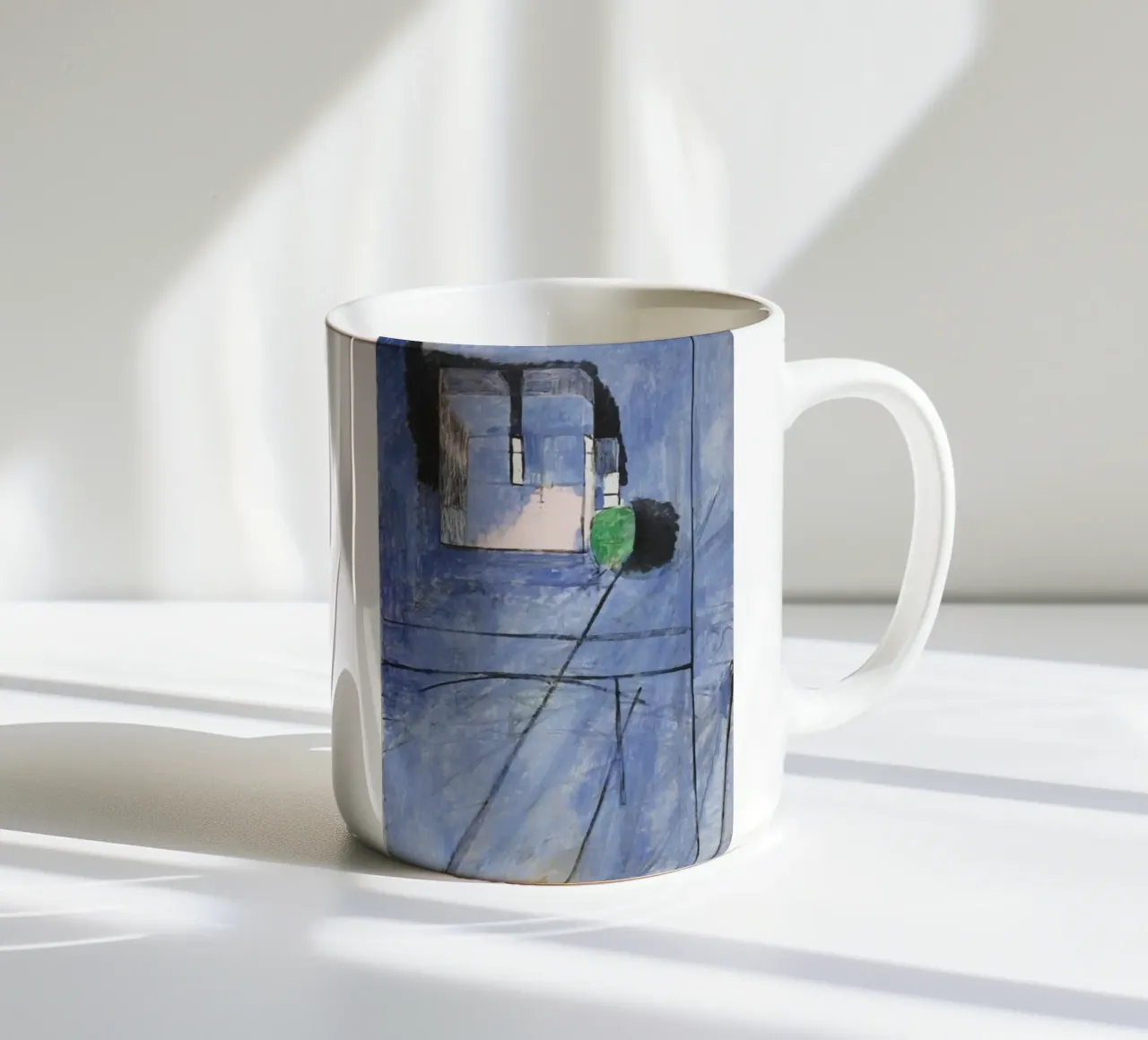 vista di notre dame tazza in ceramica da Vonda Shop