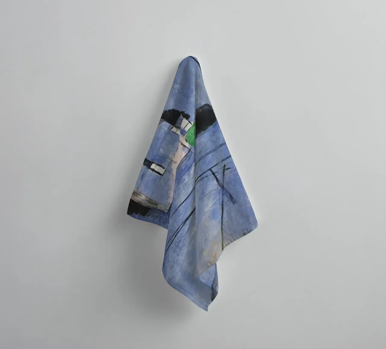 vue de notre dame serviette de bain de Vonda Shop