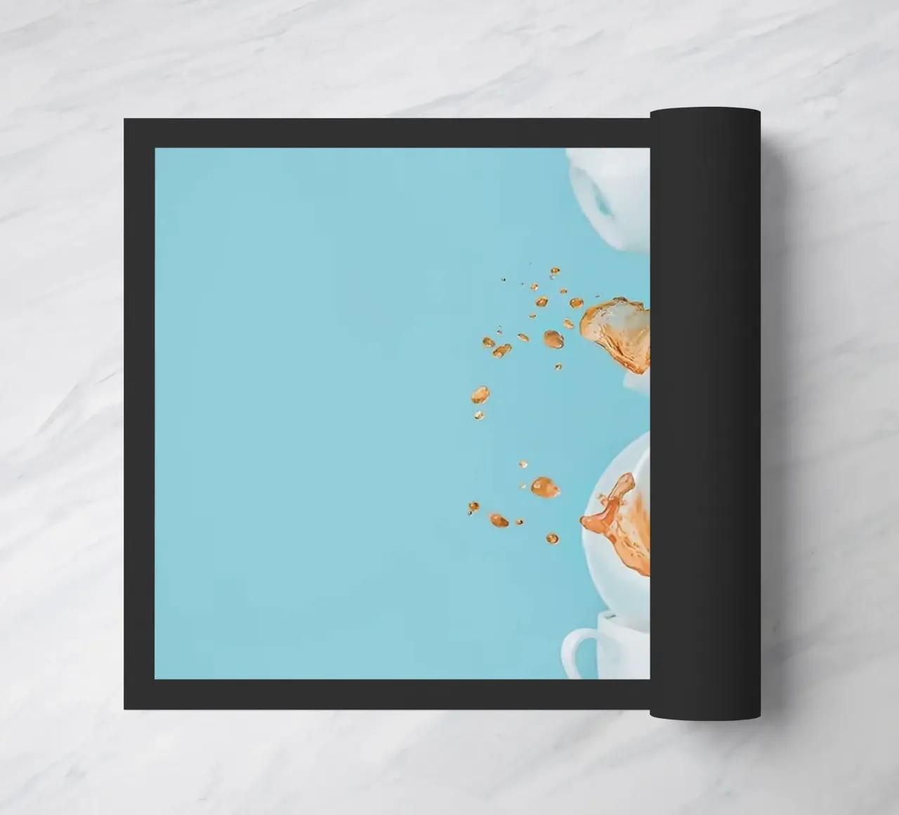 coffee doormat by Abstract Botanical Art