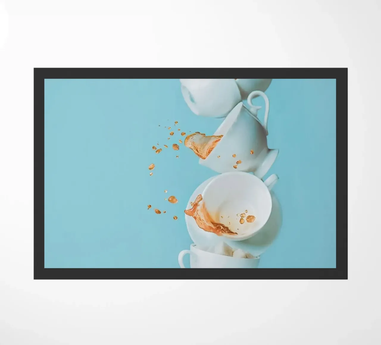 coffee doormat by Abstract Botanical Art