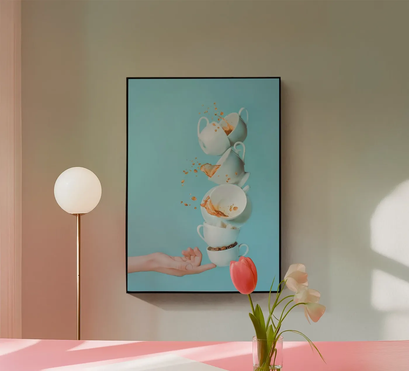 coffee plexiglas de Abstract Botanical Art