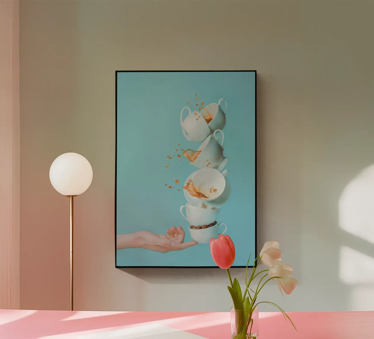 caffè plexiglass da Abstract Botanical Art