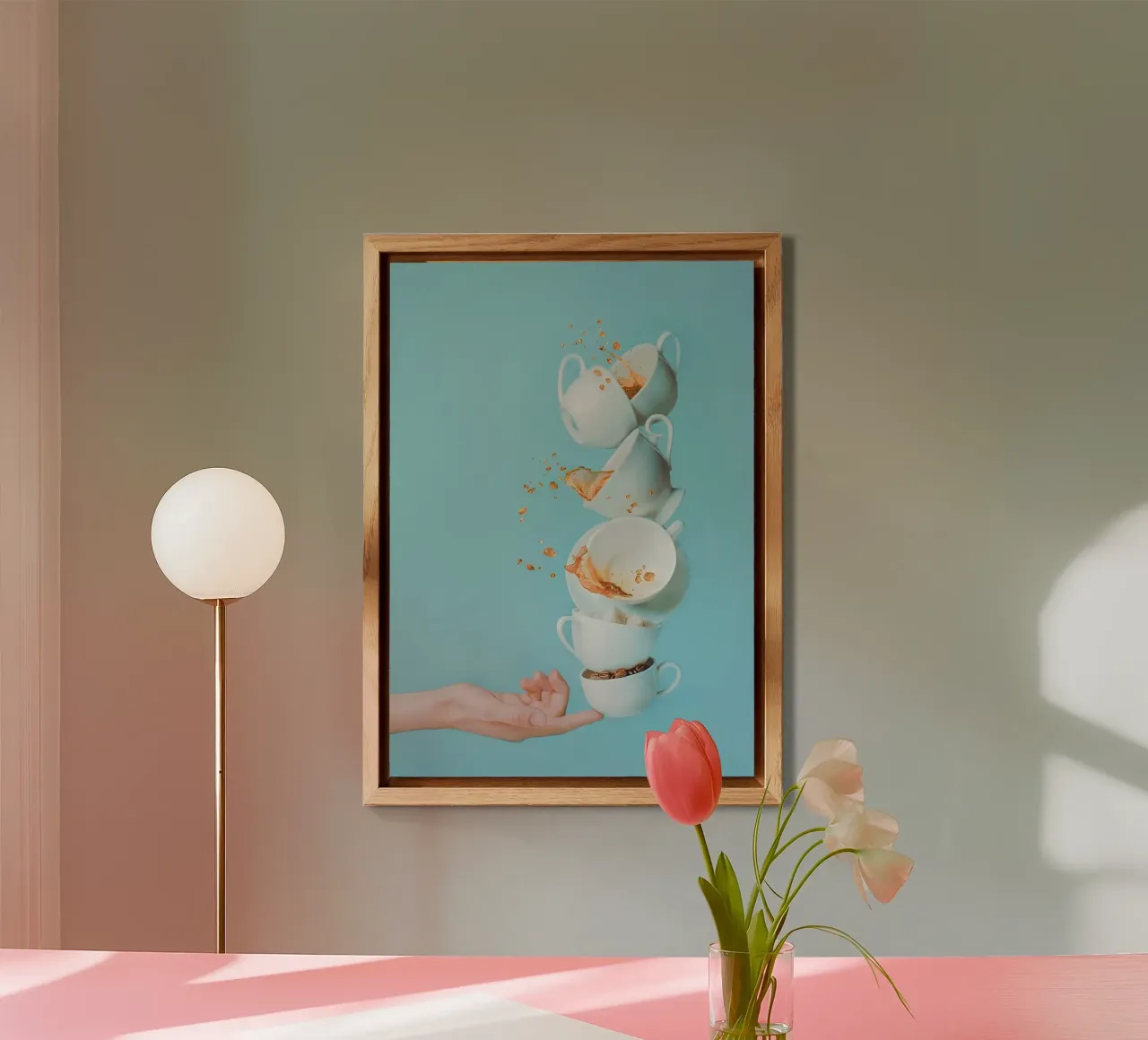 caffè alluminio dibond da Abstract Botanical Art