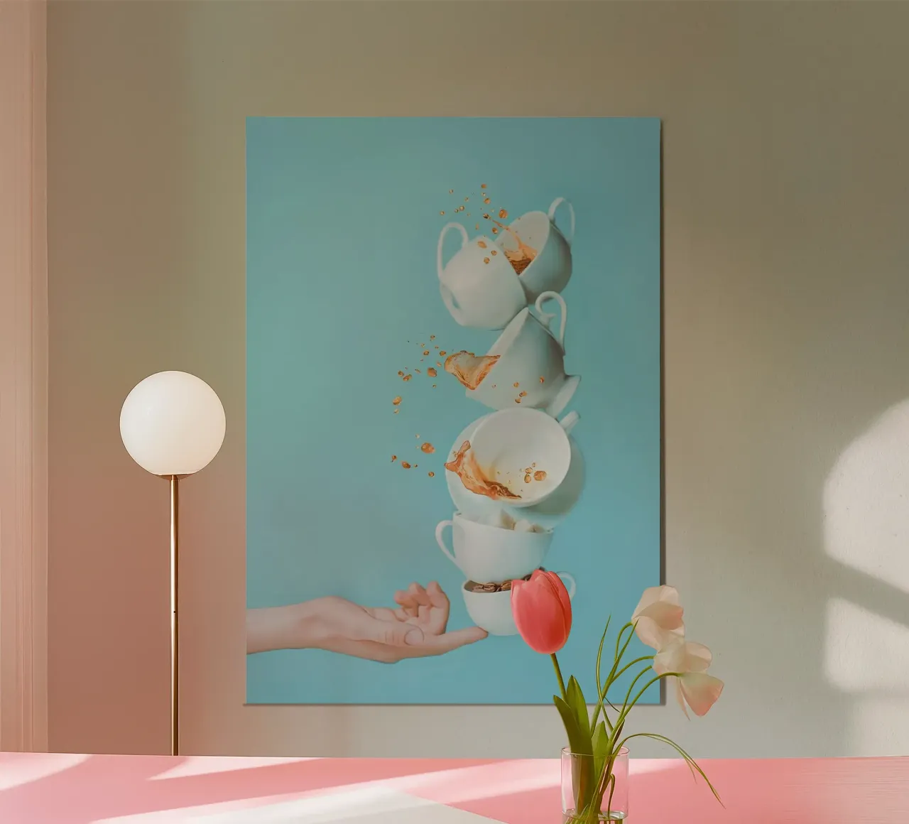 caffè alluminio dibond da Abstract Botanical Art