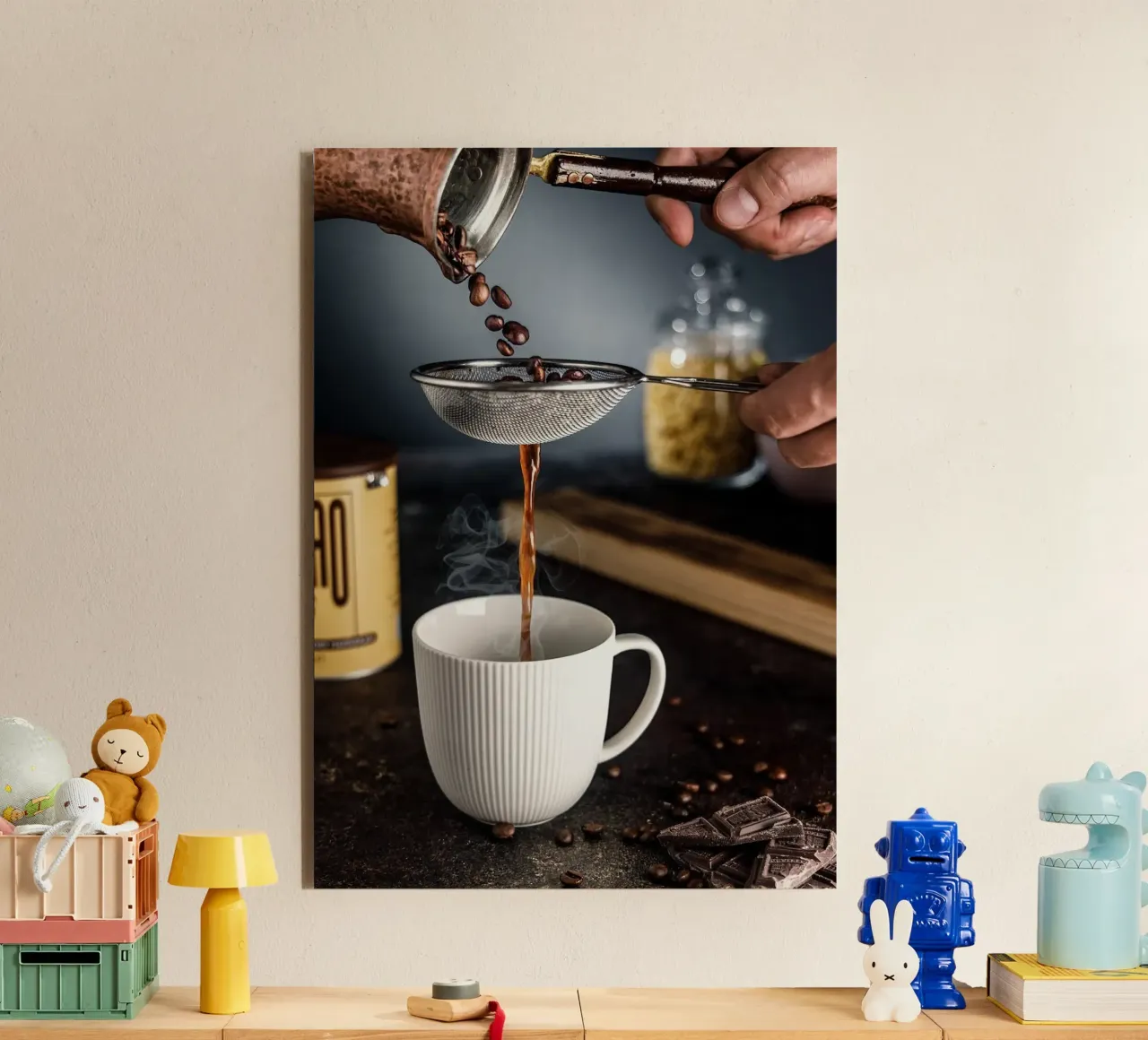 caffè alluminio dibond da Abstract Botanical Art