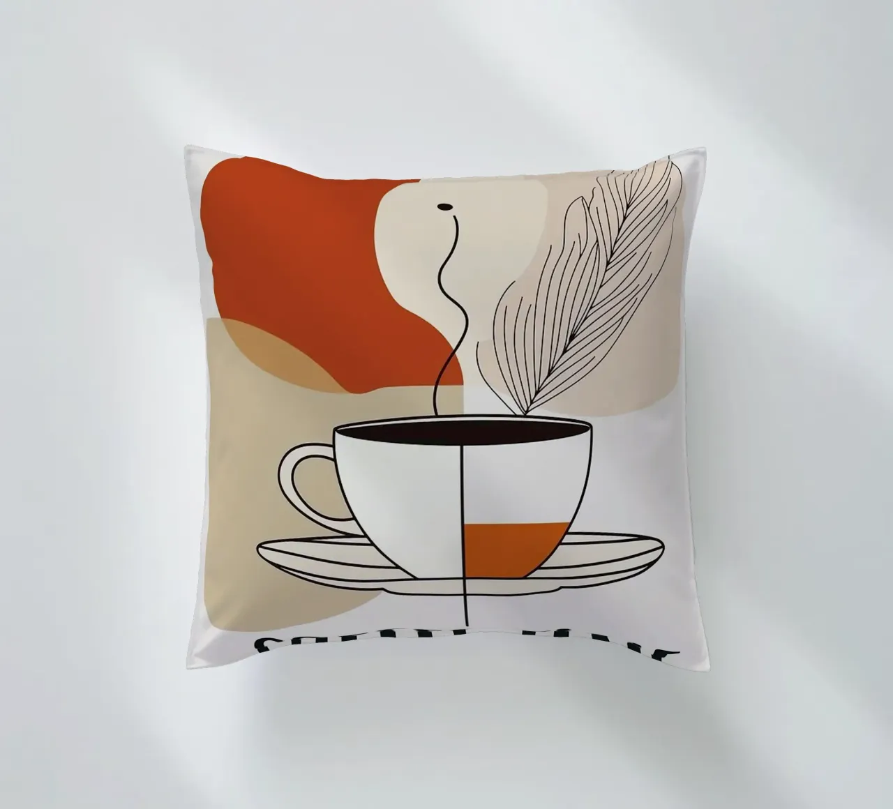 tasse à café coussin de Abstract Botanical Art