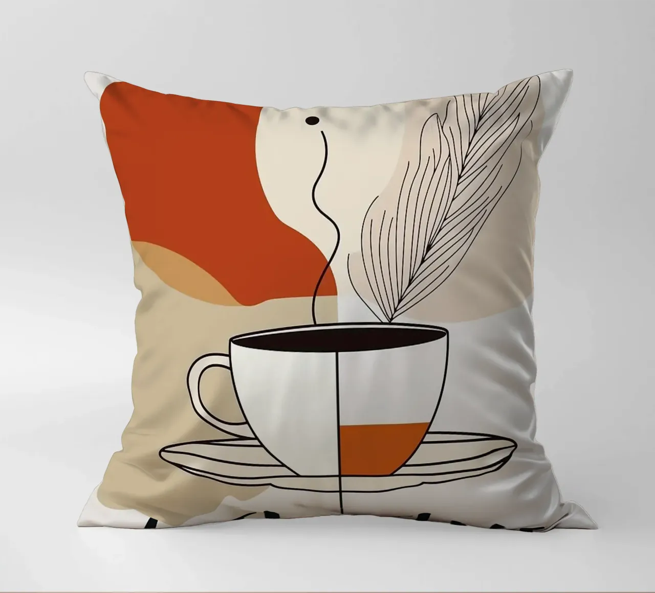 tasse à café coussin de Abstract Botanical Art