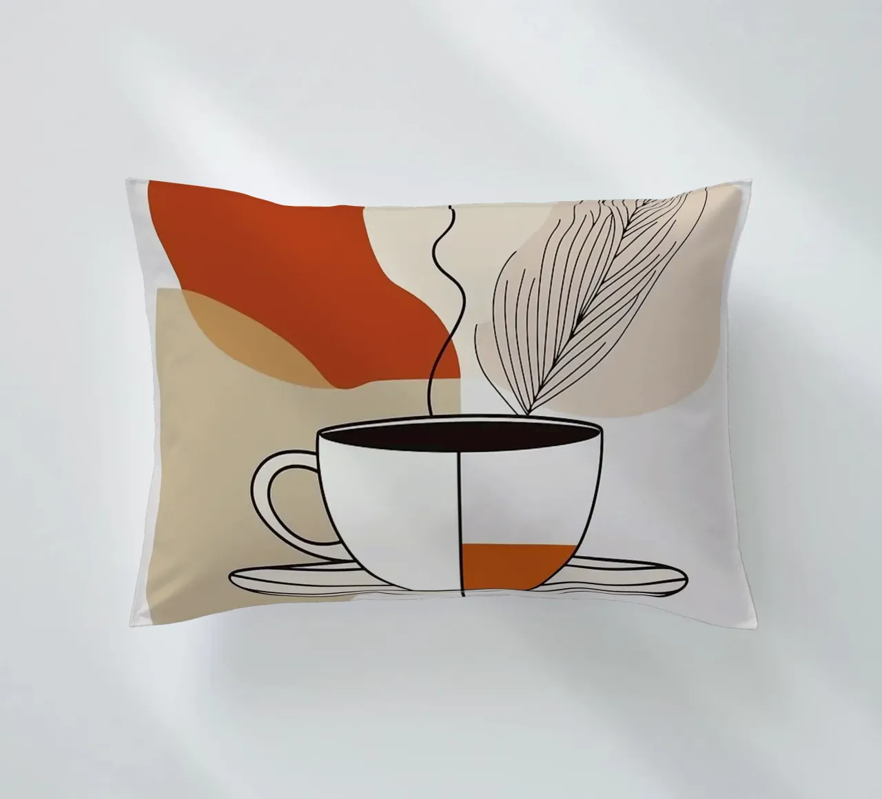 tasse à café coussin de Abstract Botanical Art