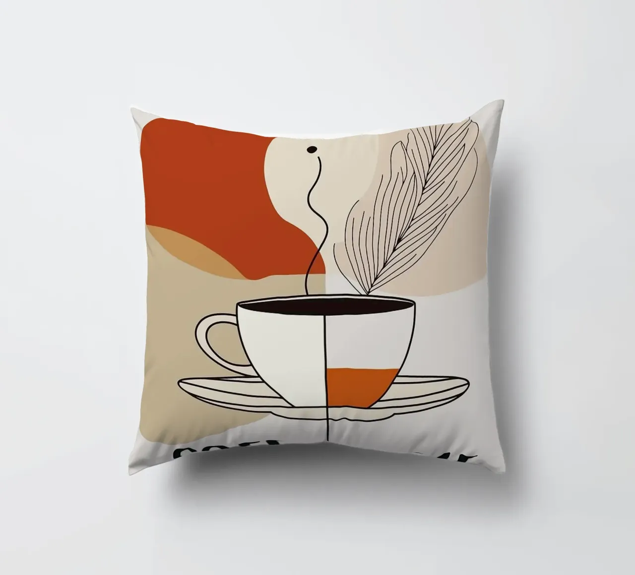 tasse à café coussin de Abstract Botanical Art