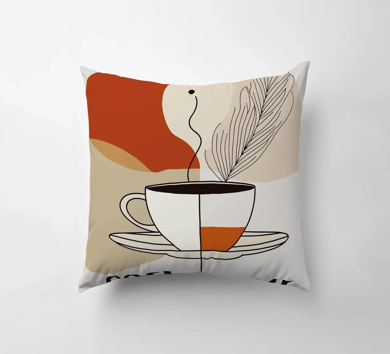 tasse à café coussin de Abstract Botanical Art