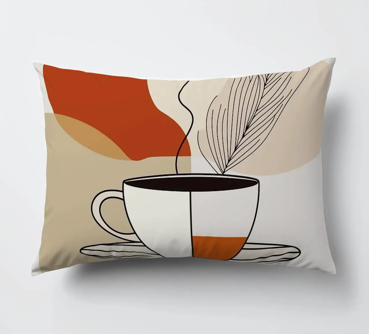 tasse à café coussin de Abstract Botanical Art