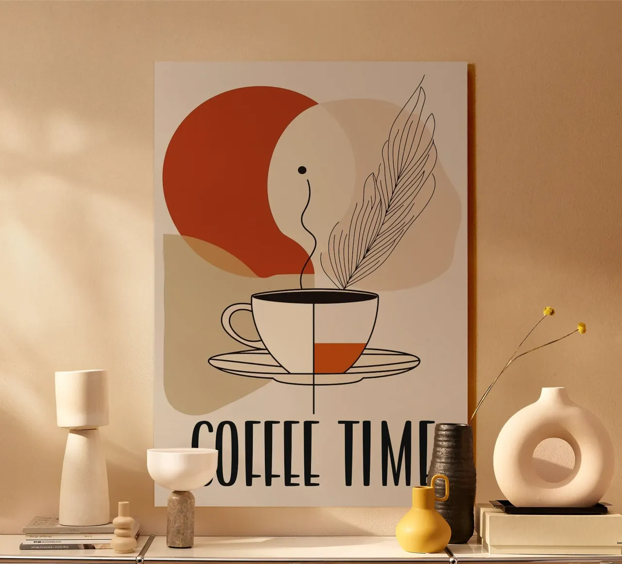 tazza da caffè plexiglass da Abstract Botanical Art