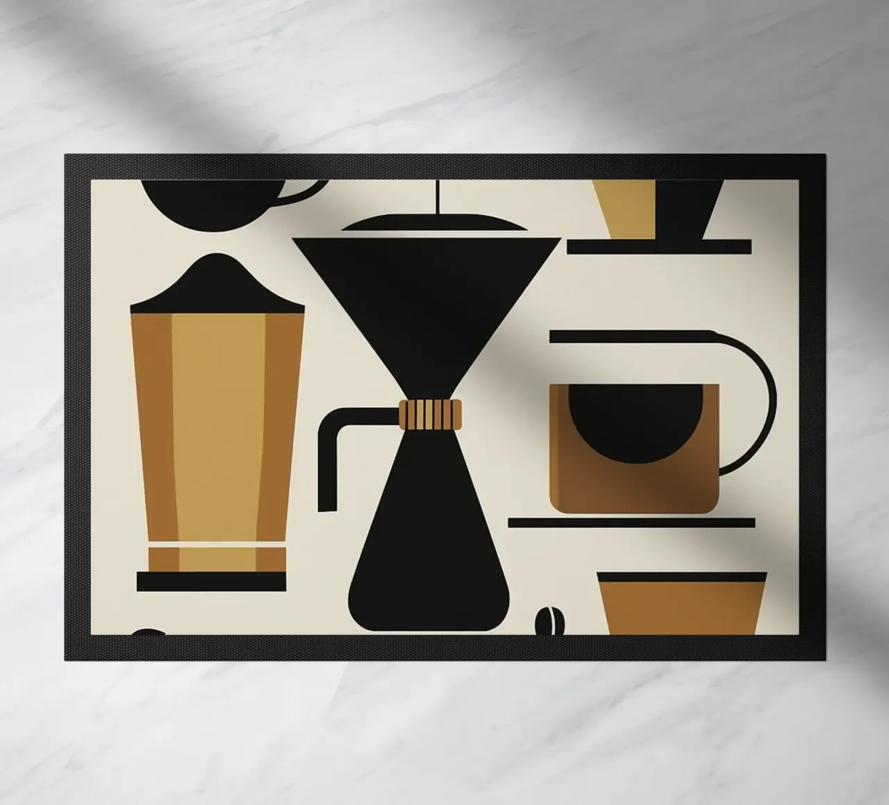 tazas de café felpudo de Abstract Botanical Art