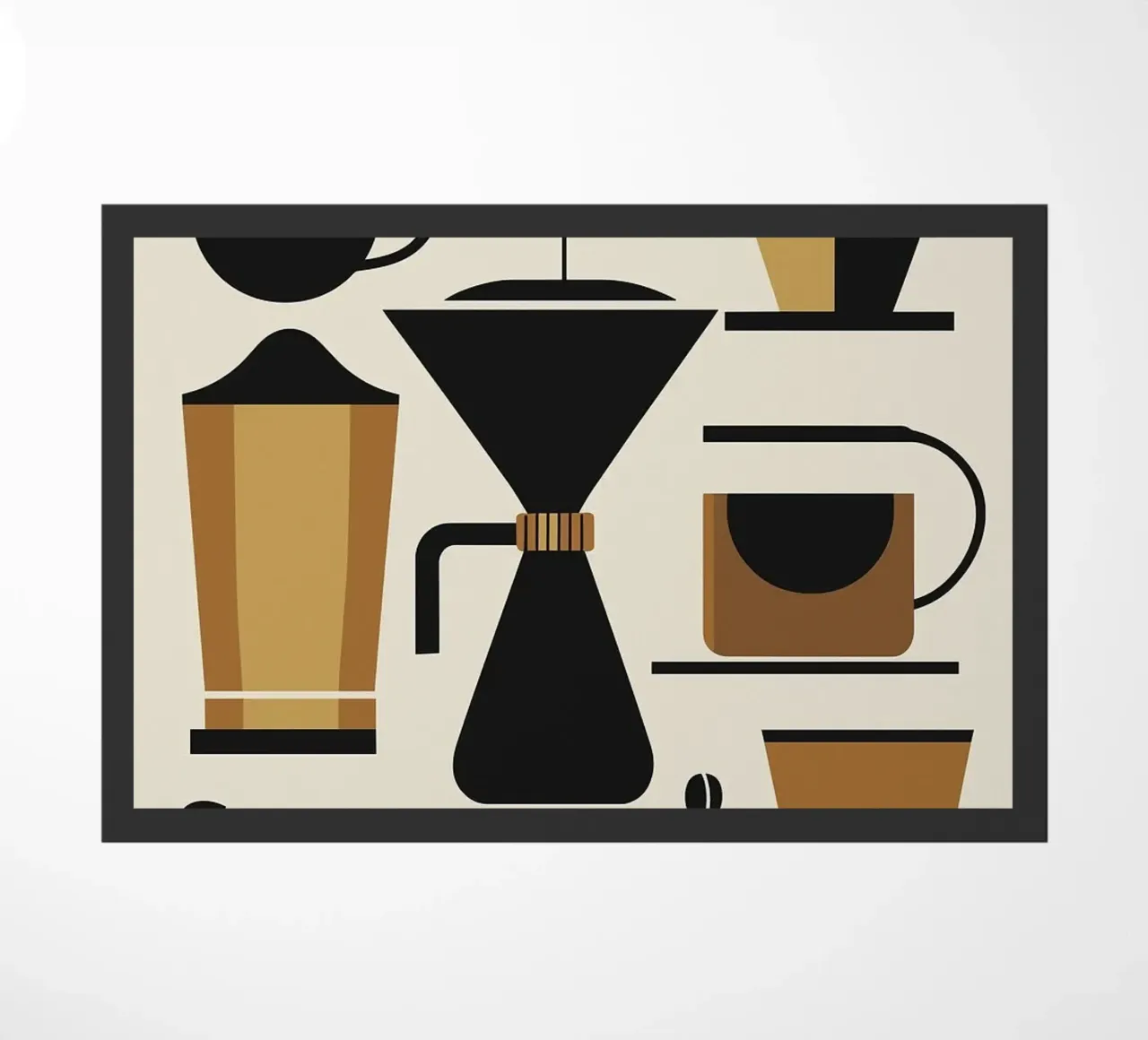 tazas de café felpudo de Abstract Botanical Art