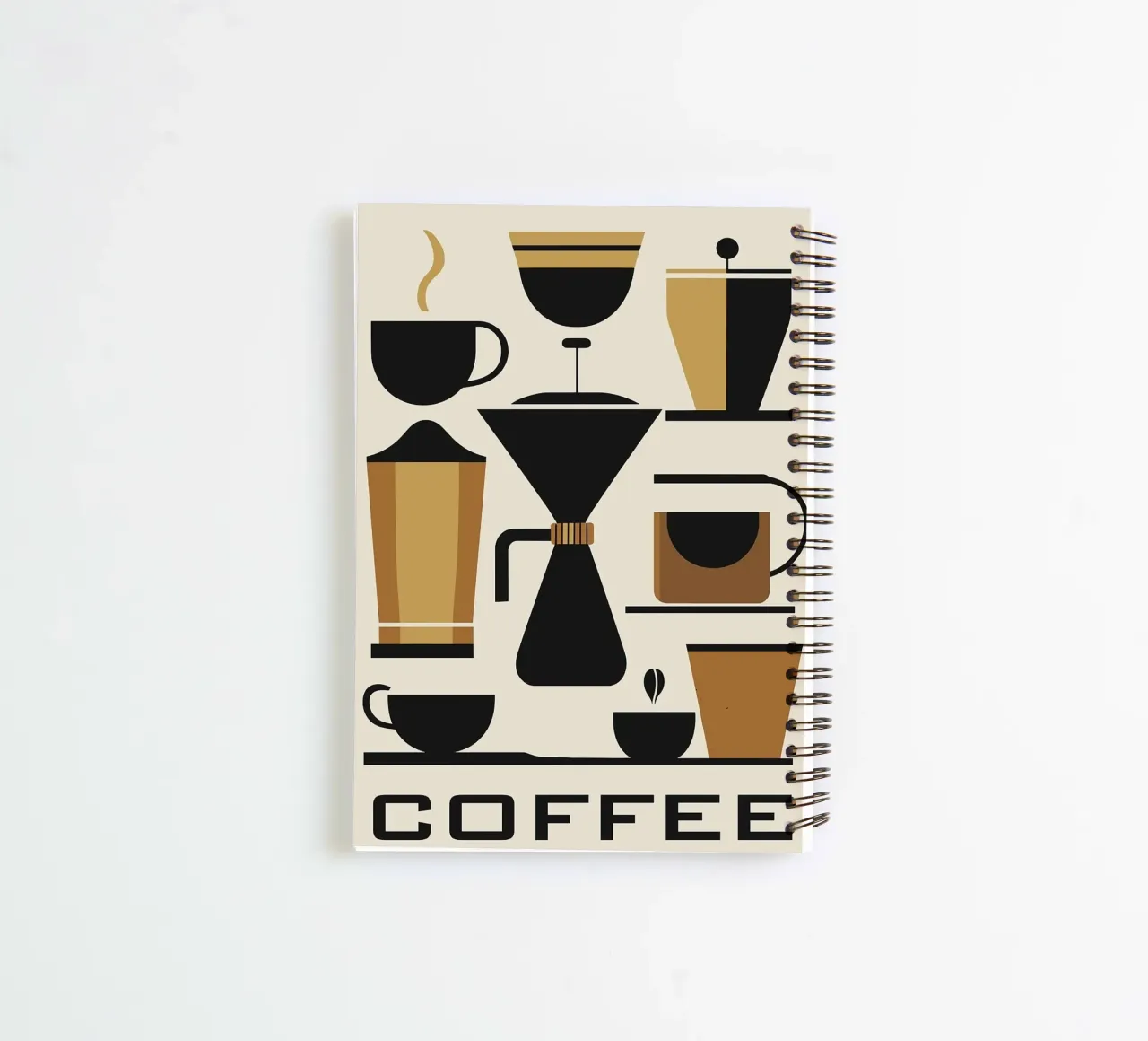 Kaffeetassen Ringbuch von Abstract Botanical Art