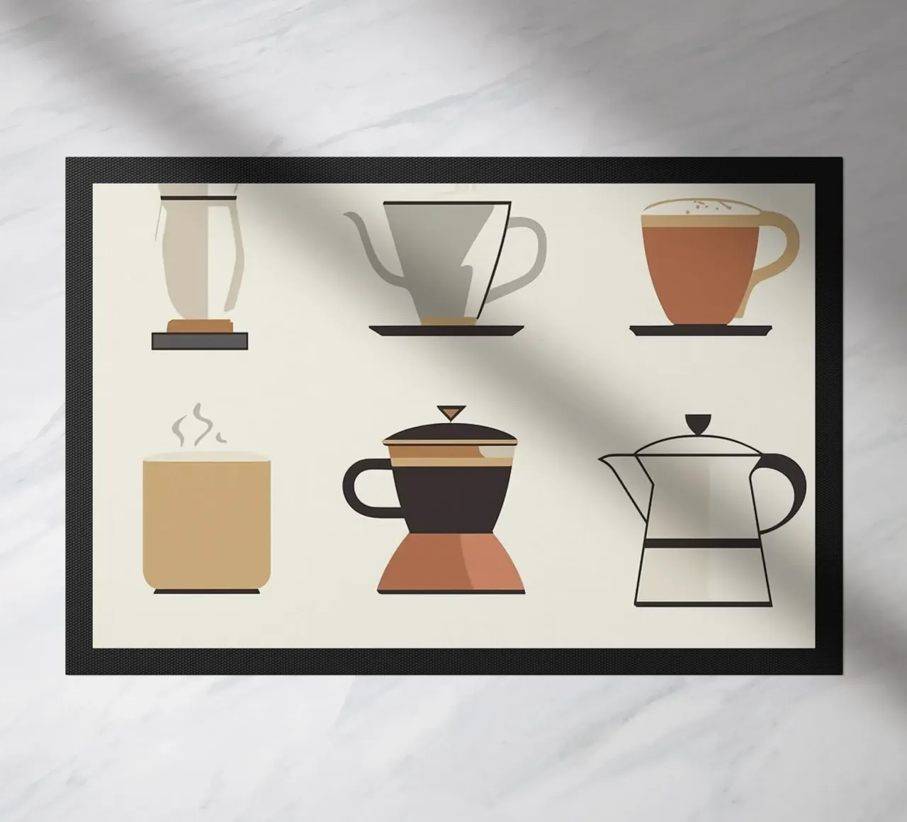 tazas de café felpudo de Abstract Botanical Art