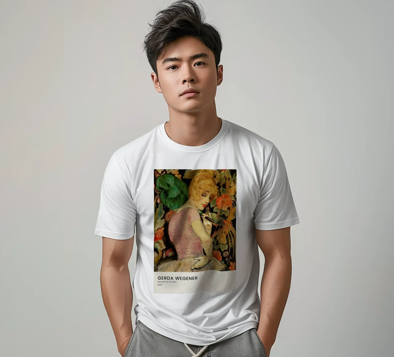 Gerda Wegener - Portrait of Lili Elbe II t-shirt da Vintage by JUNIQE