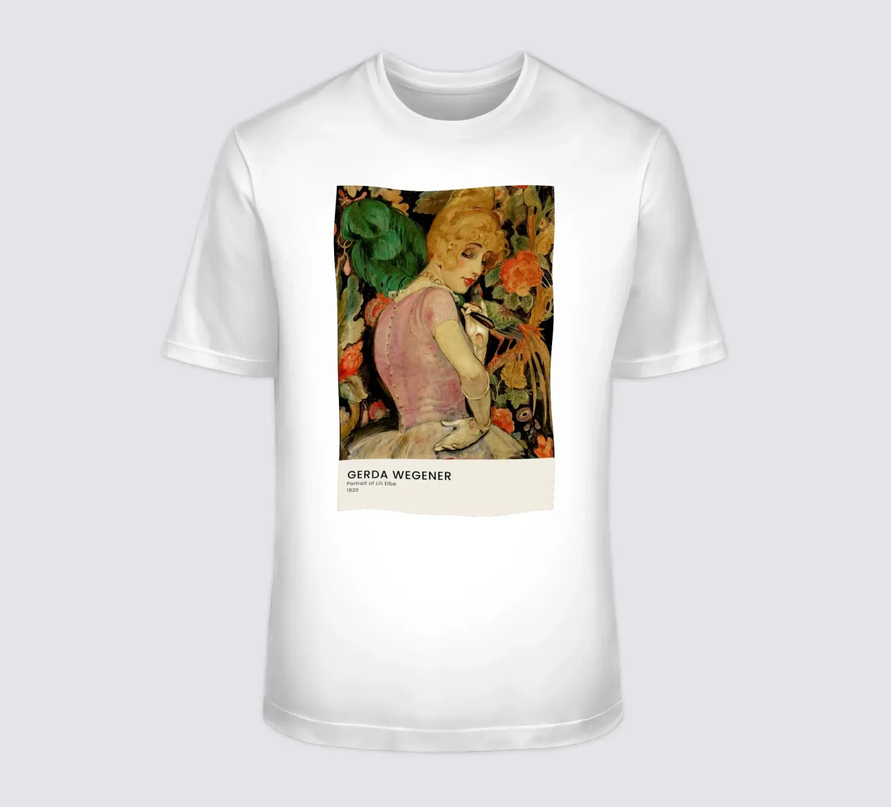 Gerda Wegener - Portrait of Lili Elbe II t-shirt da Vintage by JUNIQE