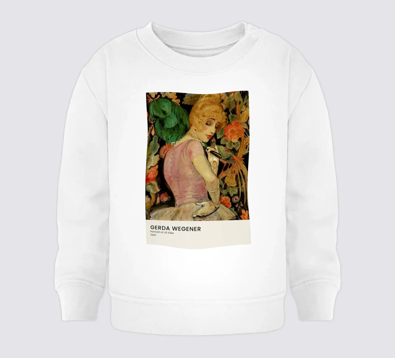 Gerda Wegener - Portrait of Lili Elbe II felpa neonato da Vintage by JUNIQE