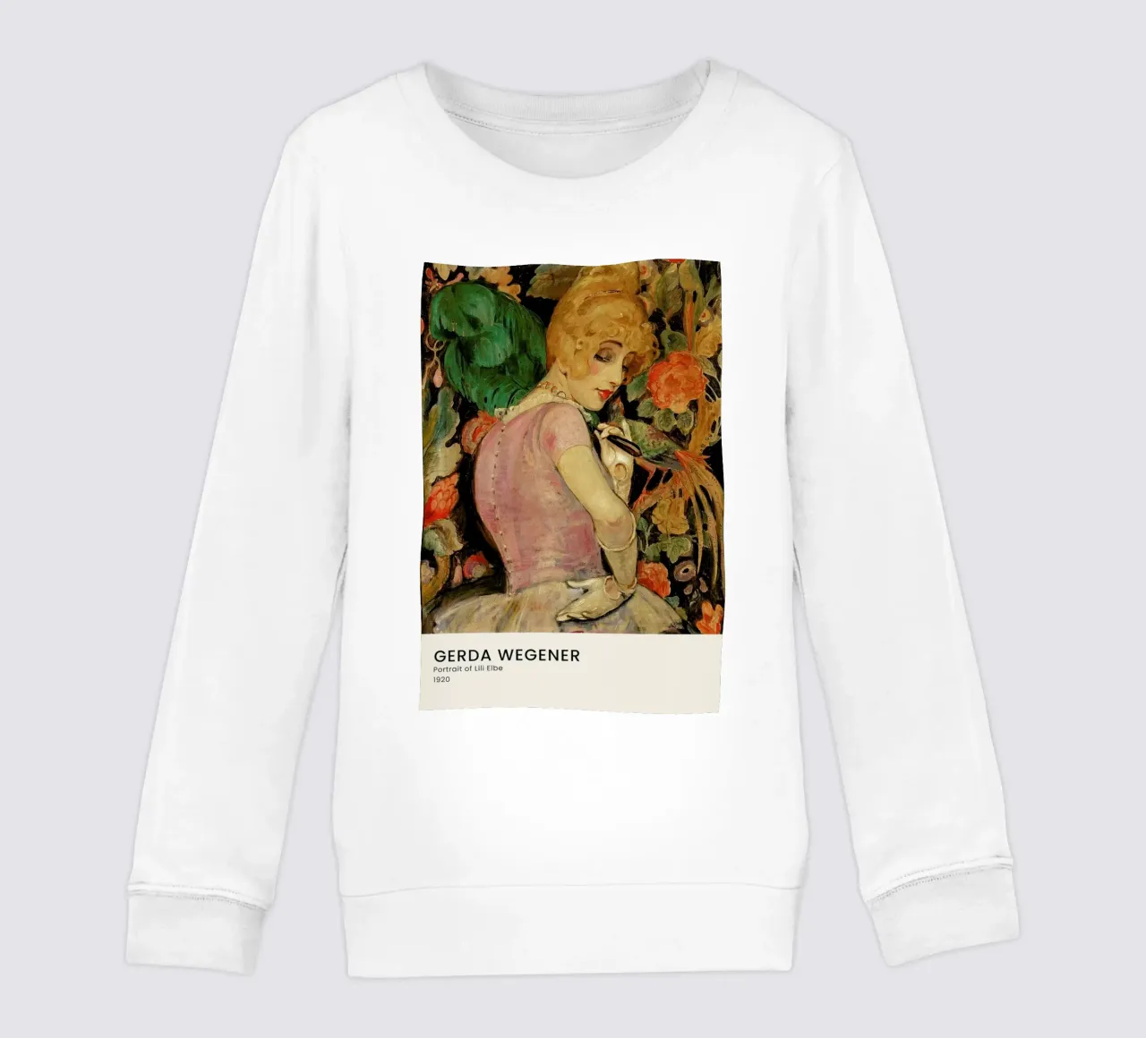 Gerda Wegener - Portrait of Lili Elbe II felpa bambino da Vintage by JUNIQE