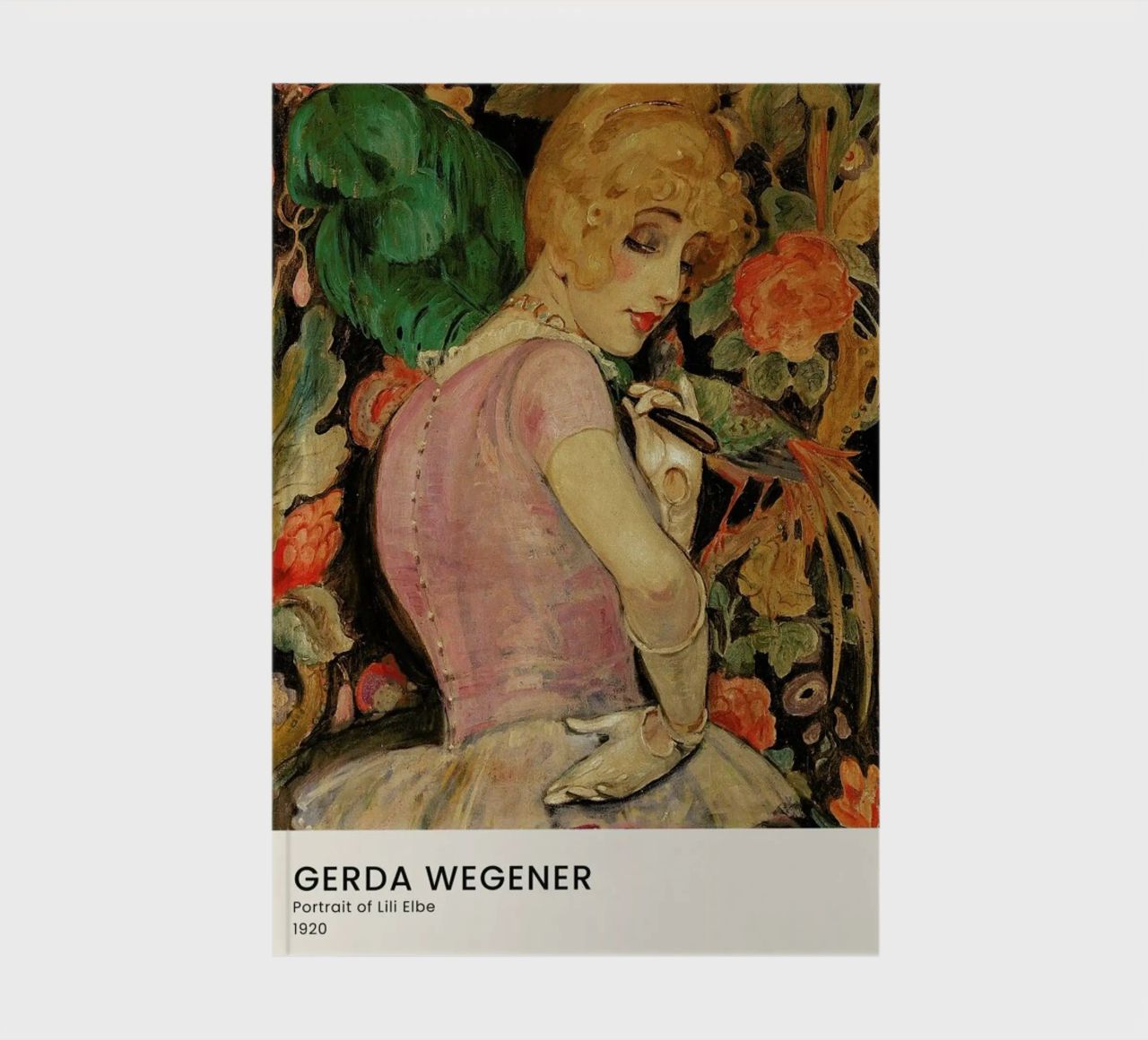 Gerda Wegener - Portrait of Lili Elbe II notebook by Vintage by JUNIQE